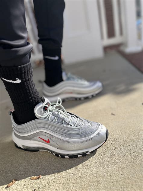 nike air max 97 silber gr 45|Nike 97 og silver bullet.